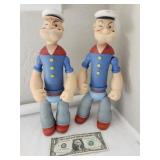 Popeye Jointed Figures (2), Cameo K.F. S.