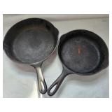 Cast Iron Wagner Ware Skillets (2)