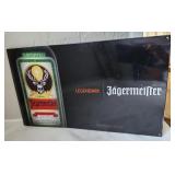Jagermeifter metal advertising sign