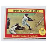 1960 World Series Mantle Homer Card
