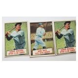 Baseball Cards 1961  (3) Ruth, Gehrig,-2