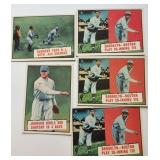 1961 Baseball Cards (5), Hornsby, Johnson
