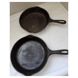 Cast Iron Skillets (2) Wagner #6