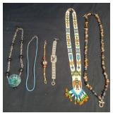 Native American Style Bracelets and Necklace