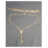 Matching Necklace and Bracelet