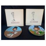 Red Skelton, Sir Freddie & Bronco Freddie Plates