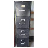 Black Metal Filing Cabinet