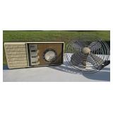 Vintage Radio and Fan