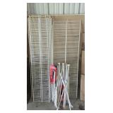 Rubbarized Metal Shelves