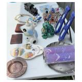 Disney Glasses, spoon rest, ashtray