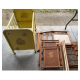 Amazon Doll-E-Crib / 2 Partial Wood Baby Cribs