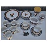 Rooster Dish Set