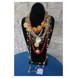 Lot of Beaded Vintage Necklaces