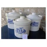 Pfaltzgraff 3 pc Canister Set