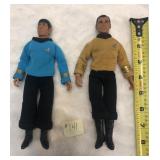 8 Star Trek 1974 Figures Spock Captain Kirk Megoco