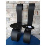 Large Metal Candle Sconces