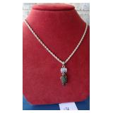 Sterling 20" Rope Chain with Pendant