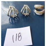 2 Pairs Sterling Earrings