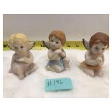 Homco Porcelain Cherrub Angels 3