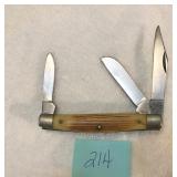 Parker IMAI 294 3 1/4" Closed 2 Blade Knife