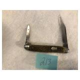 IMC Knife 3 1/4" Closed 3 Blade 1980
