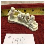 Dept. 56 Miniature Snowbabies Ice Skating Sledding