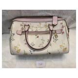 Coach Rowan Pink Wildflower Print C3100