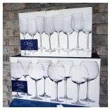 Cheers by Mikasa 8 Balloon Goblets & Wine Glasses