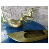 Brass Duck Unicorn & Show Ashtray
