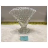 Vintage Fenton White Opalescent Hobnail Glass