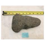 Large Chipped Axe Head Very Old