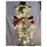 Santa & Snowman Stacked Indoor Outdoor