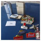 Zippo Storm Master Lighter, Money Clip Beer Pins