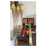 Tiki Torches-Air Pumps, Rain Gauge