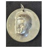 Kennedy Liberty Coin 3D 1776-1976