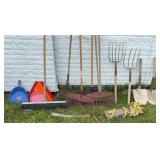 Pitch Forks, Shovels, Broom, Rakes and More