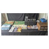 Realistic Boom Box, CDs, Cassette Tapes