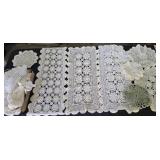 Crocheted Table Runners and Doilies
