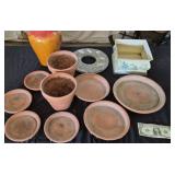 Art Pottery Vase and Terracotta Clay Pots