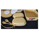 Vintage Tupperware Harvest  Gold Items