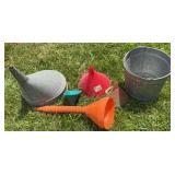 Galvanized Funnel/Bucket and other Funnels