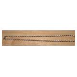 925 Silver Twisted 18in Necklace