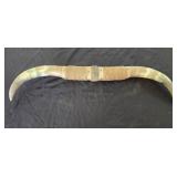 Bull Horn with Rope and Studs
