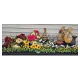 Floral Garland, Decorated Jars, Vases