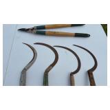 Hand Scythe  Sickle Cutters, and Pruning Shears