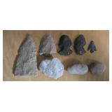 Arrow Heads & Rocks