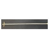 Gold Tone Tennis Bracelet