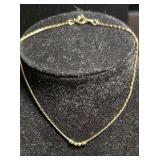 Gold Tone 9in Bracelet