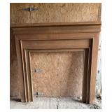 Antique Fireplace Mantel Walnut ?