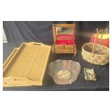 Wood Serving Trays, Baseball Decorations